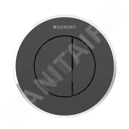 Geberit Systèmes de chasse d’eau - Commande à distance de chasse d'eau type 10, 2 actions, pour réservoir de chasse encastré 8