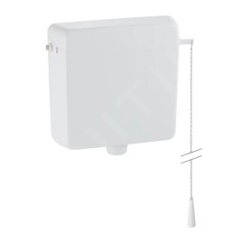 Geberit Accessoires - Réservoir de chasse d'eau, remplissage latéral, blanc alpin 123.700.11.1