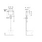 Geberit Accessoires - Réservoir de chasse d'eau, remplissage latéral, blanc alpin 123.700.11.1 Geberit Accessoires - Réservoir de chasse d'eau, remplissage latéral, blanc alpin 123.700.11.1