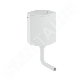 Geberit Accessoires - Réservoir de chasse AP116plus, DualFlush, distributeur de tablettes, blanc alpin 136.444.11.1