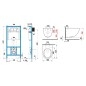 Jika Mio-N - Set bâti-support et WC suspendu, Rimless, DualFlush, blanc H6007140000002
