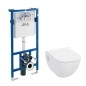 Jika Mio-N - Set bâti-support et WC suspendu, Rimless, DualFlush, blanc H6007160000002 Jika Mio-N - Set bâti-support et WC suspendu, Rimless, DualFlush, blanc H6007160000002
