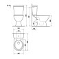 Jika Lyra plus - WC combiné, évacuation arrière, remplissage par le bas, Rimless, blanc H8257260002423 Jika Lyra plus - WC combiné, évacuation arrière, remplissage par le bas, Rimless, blanc H8257260002423