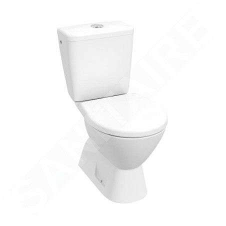 Jika Lyra plus - WC combiné, évacuation par le bas, remplissage latéral, blanc H8257270002413
