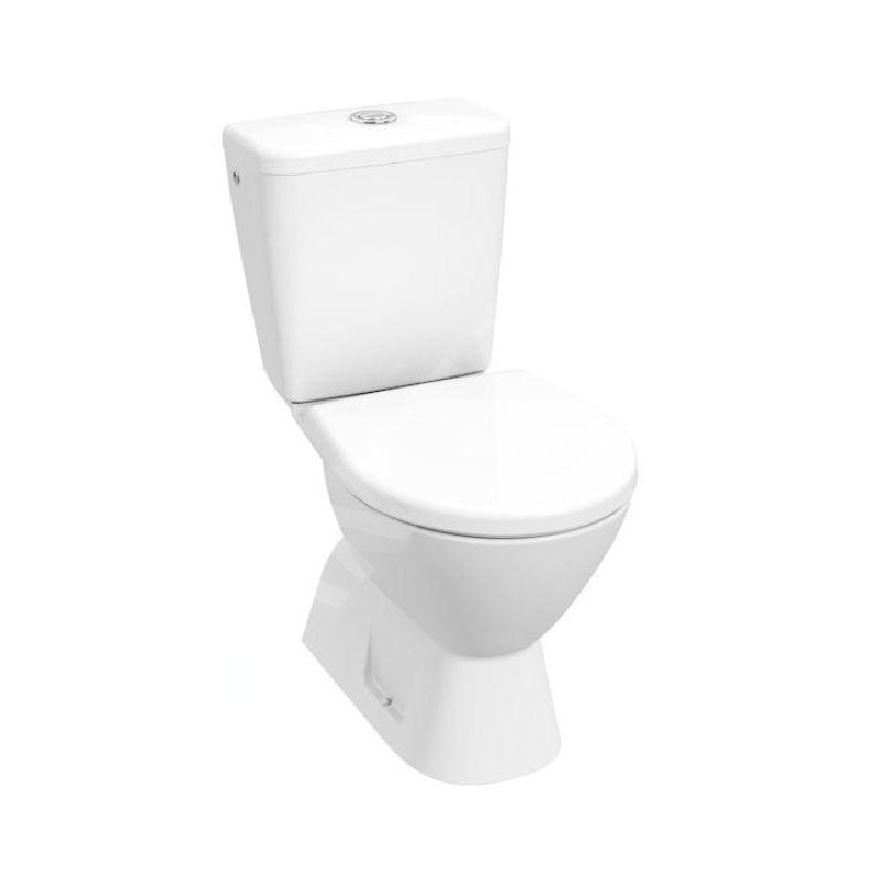 Jika Lyra plus - WC combiné, évacuation par le bas, remplissage par le bas, Rimless, DualFlush, blanc H8257270002423