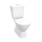 Jika Lyra plus - WC combiné, évacuation par le bas, remplissage par le bas, Rimless, DualFlush, blanc H8257270002423