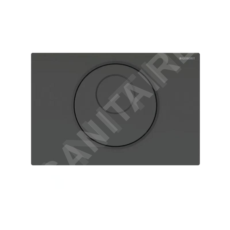 Geberit Sigma10 - Commande électronique de chasse d'eau, alimentation  secteur, noir / noir mat 115.856.DW.6