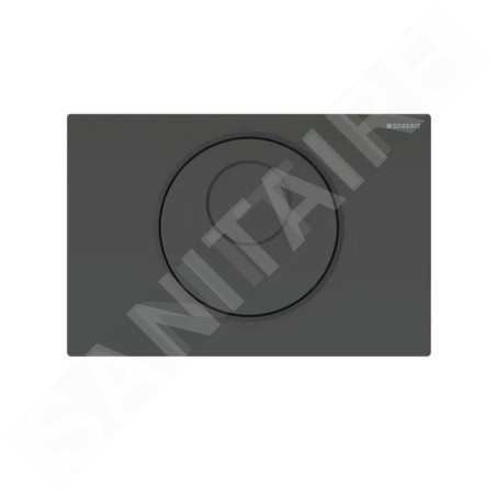 Geberit Sigma10 - Commande électronique de chasse d'eau, alimentation  secteur, noir / noir mat 115.856.DW.6