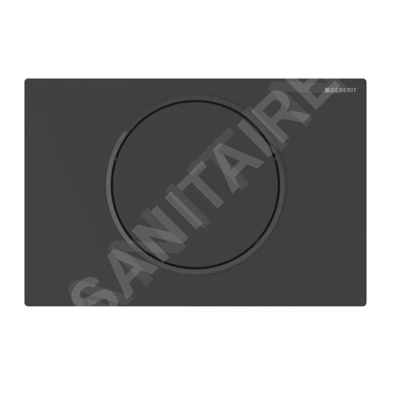 Geberit Sigma10 - Commande électronique de chasse d'eau, alimentation secteur, easy to clean,noir mat 115.867.16.6 Geberit Sigma10 - Commande électronique de chasse d'eau, alimentation secteur, easy to clean,noir mat 115.867.16.6