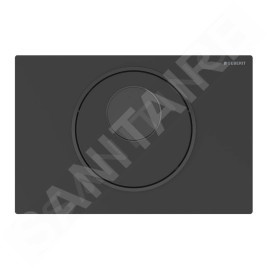Geberit Sigma10 - Commande électronique de chasse d'eau, alimentation  secteur, easy to clean,noir mat 115.890.16.6