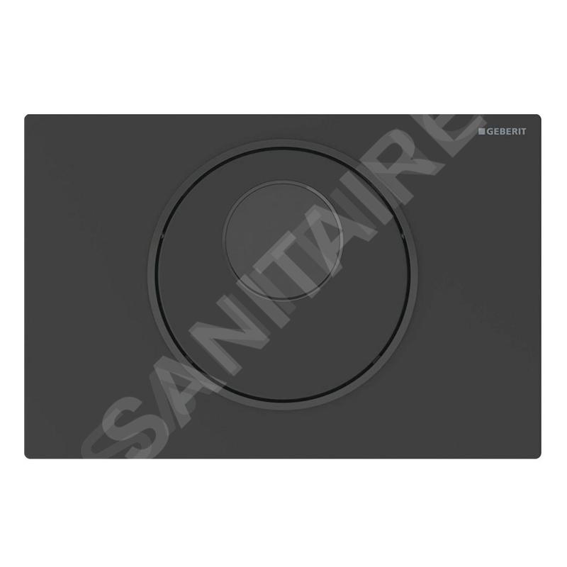 Geberit Sigma10 - Commande électronique de chasse d'eau, alimentation par pile, easy to clean, noir mat 115.891.16.6 Geberit Sigma10 - Commande électronique de chasse d'eau, alimentation par pile, easy to clean, noir mat 115.891.16.6