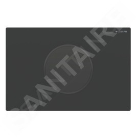 Geberit Sigma10 - Commande électronique de chasse d'eau, alimentation  secteur, easy to clean,noir mat 115.906.16.6