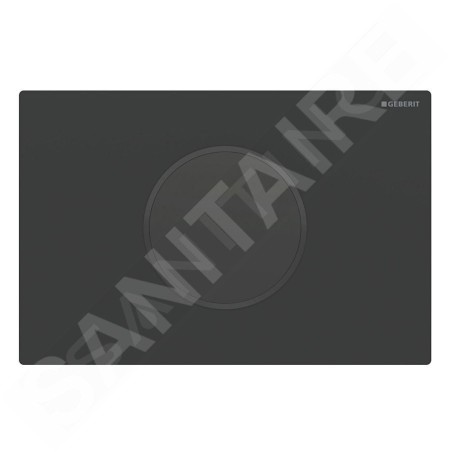 Geberit Sigma10 - Commande électronique de chasse d'eau, alimentation  secteur, easy to clean,noir mat 115.906.16.6