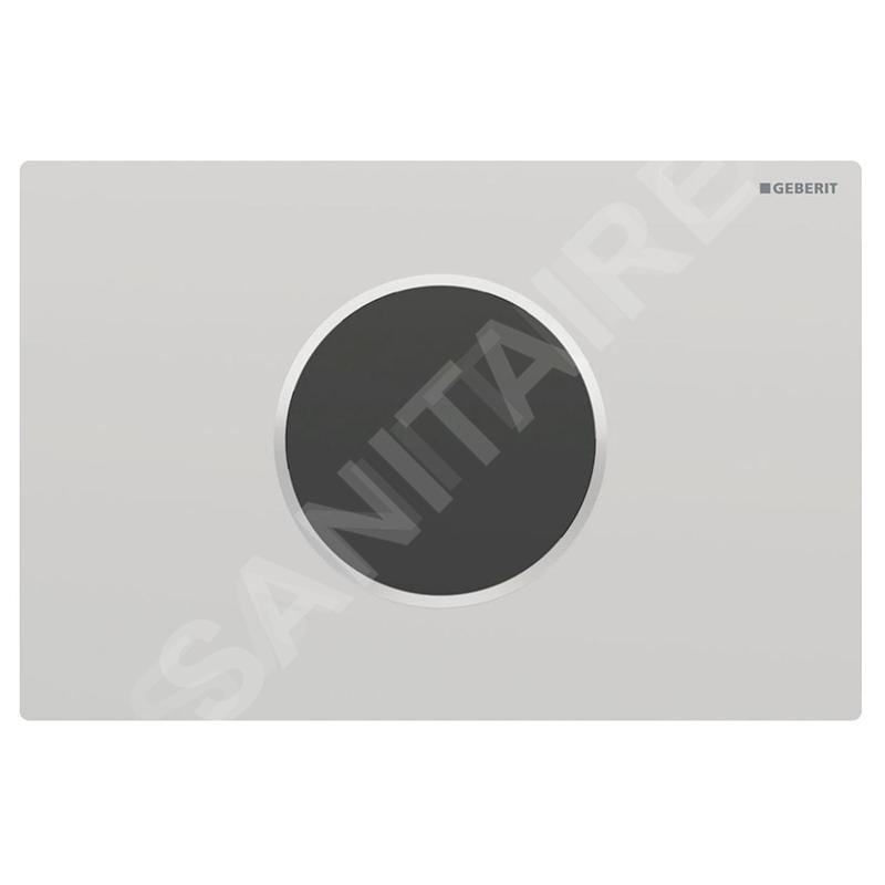 Geberit Sigma10 - Commande électronique de chasse d'eau, alimentation secteur, easy to clean,chrome mat 115.907.JQ.6 Geberit Sigma10 - Commande électronique de chasse d'eau, alimentation secteur, easy to clean,chrome mat 115.907.JQ.6