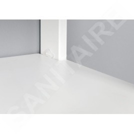 Aqualine Etide - Etagère 360x1558x360 mm, blanc mat ET156