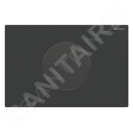 Geberit Sigma10 - Commande électronique de chasse d'eau, alimentation par pile, easy to clean, noir mat 115.909.16.6