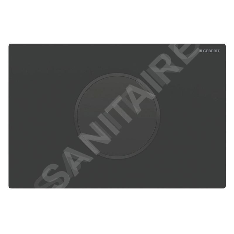 Geberit Sigma10 - Commande électronique de chasse d'eau, alimentation par pile, easy to clean, noir mat 115.909.16.6 Geberit Sigma10 - Commande électronique de chasse d'eau, alimentation par pile, easy to clean, noir mat 115.909.16.6