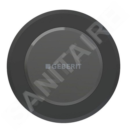 Geberit Systèmes de chasse d’eau - Commande électronique à distance de chasse d'eau d'urinoir, type 10, à piles, noir mat