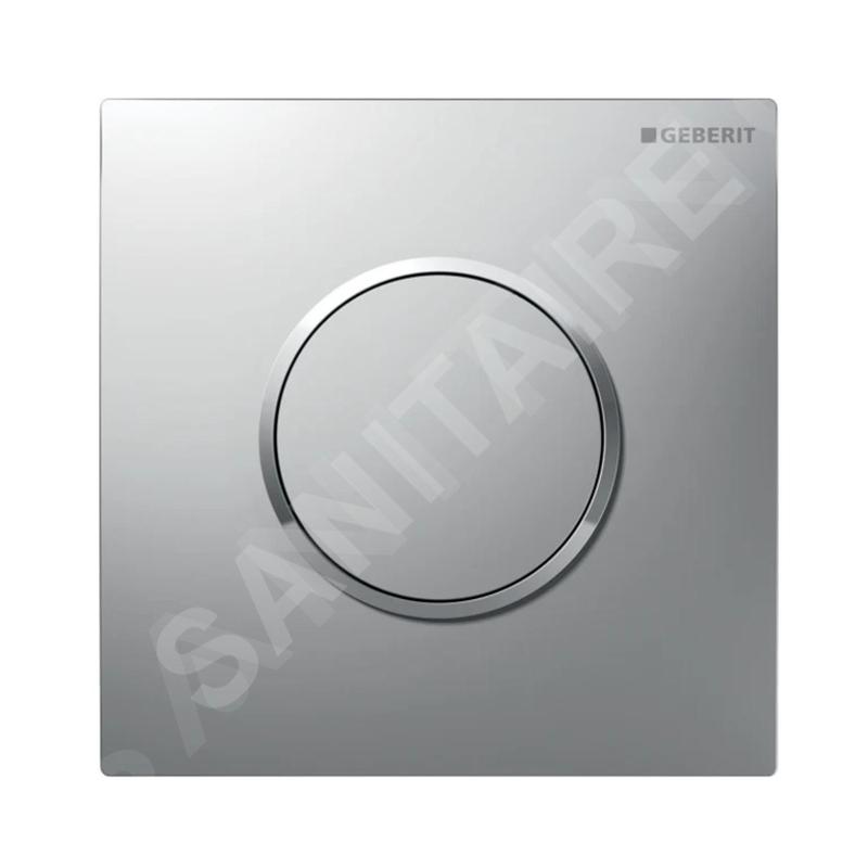 Geberit Systèmes de chasse d’eau - Plaque de commande pour urinoir, easy to clean, chrome mat 116.015.JQ.1