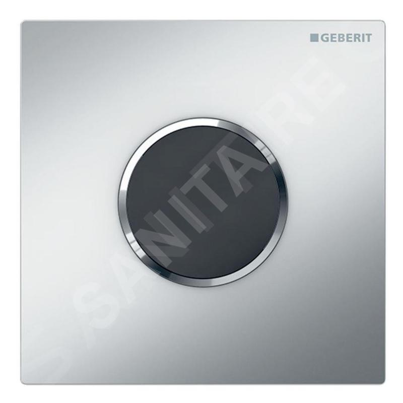 Geberit Systèmes de chasse d’eau - Commande électronique de chasse d'eau d'urinoir, type 10, à piles, easy to clean, chrome mat Geberit Systèmes de chasse d’eau - Commande électronique de chasse d'eau d'urinoir, type 10, à piles, easy to clean, chrome mat
