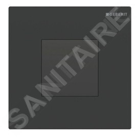 Geberit Systèmes de chasse d’eau - Commande électronique de chasse d'eau d'urinoir, type 30, à piles, noir mat 116.037.16.1
