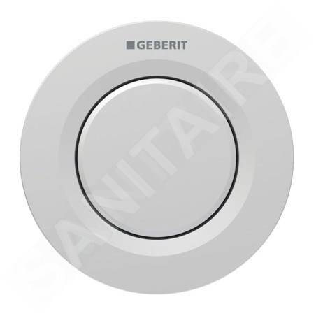 Geberit Systèmes de chasse d’eau - Commande à distance de chasse d’eau type 01, easy to clean, chrome mat 116.040.JQ.1