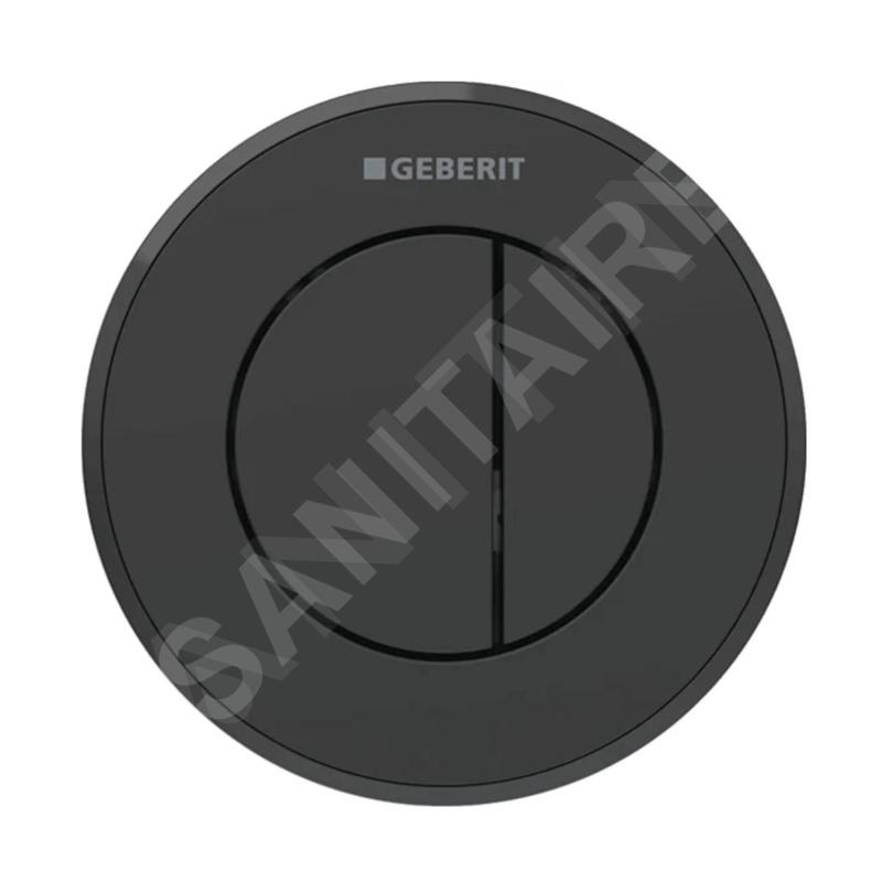Geberit Systèmes de chasse d’eau - Commande à distance de chasse d’esu type 10, 2 actions, easy to clean, noir mat 116.055.16.1 Geberit Systèmes de chasse d’eau - Commande à distance de chasse d’esu type 10, 2 actions, easy to clean, noir mat 116.055.16.1