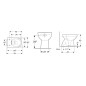 Geberit Selnova - Cuvette à poser, Rimfree, blanc 500.399.01.7 Geberit Selnova - Cuvette à poser, Rimfree, blanc 500.399.01.7
