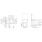 Geberit Selnova Comfort - Cuvette à poser, Rimfree, blanc 500.478.01.7