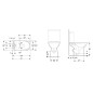 Geberit Selnova Comfort - Cuvette à poser, sortie arrière, Rimfree, blanc 500.486.01.7