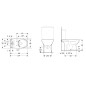 Geberit Selnova - Cuvette à poser, Rimfree, blanc 500.488.01.7