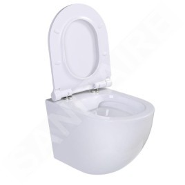 Geberit Kombifix - Set de bâti-support, cuvette Gaia et abattant softclose, plaque de déclenchement Sigma30, chrome/chrome mat