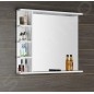 Aqualine Zoja - Miroir avec éclairage LED 800x700x120 mm, blanc KO350 Aqualine Zoja - Miroir avec éclairage LED 800x700x120 mm, blanc KO350