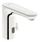Hansa Electra - Mitigeur thermostatique électronique de lavabo, à piles, chrome 92602219