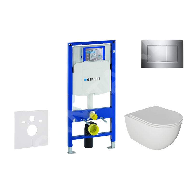 Geberit Duofix - Set de bâti-support, cuvette Oudee et abattant softclose, plaque de déclenchement Sigma30, chrome SANI11CA1121 Geberit Duofix - Set de bâti-support, cuvette Oudee et abattant softclose, plaque de déclenchement Sigma30, chrome SANI11CA1121