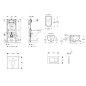 Geberit Duofix - Set de bâti-support, cuvette Oudee et abattant softclose, plaque de déclenchement Sigma30, chrome SANI11CA1121 Geberit Duofix - Set de bâti-support, cuvette Oudee et abattant softclose, plaque de déclenchement Sigma30, chrome SANI11CA1121