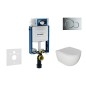 Geberit Kombifix - Set de bâti-support, cuvette Oudee et abattant softclose, plaque de déclenchement Sigma01, chrome brillant Geberit Kombifix - Set de bâti-support, cuvette Oudee et abattant softclose, plaque de déclenchement Sigma01, chrome brillant