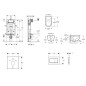 Geberit Kombifix - Set de bâti-support, cuvette Oudee et abattant softclose, plaque de déclenchement Sigma30, chrome Geberit Kombifix - Set de bâti-support, cuvette Oudee et abattant softclose, plaque de déclenchement Sigma30, chrome