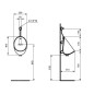 Ideal Standard Eurovit - Urinoir, arrivée d'eau par le haut, blanc E265601 Ideal Standard Eurovit - Urinoir, arrivée d'eau par le haut, blanc E265601