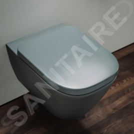 Laufen Meda - WC suspendu, Rimless, graphite mat H8201107580001