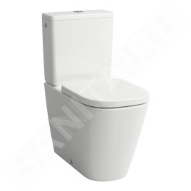 Laufen Meda - Cuvette combinée WC, évacuation Vario, Rimless, blanc H8241110000001