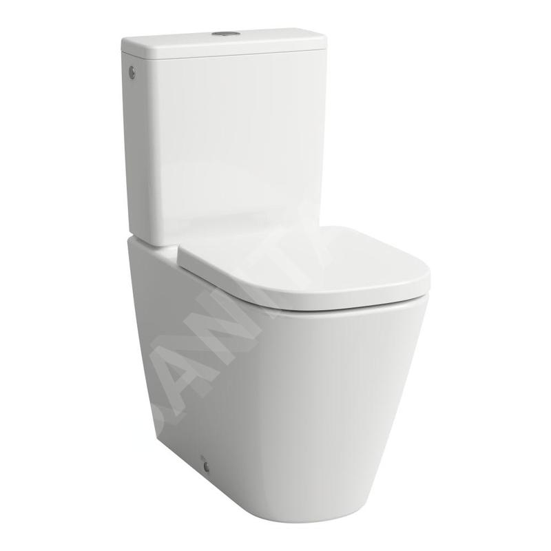 Laufen Meda - Cuvette combinée WC, évacuation Vario, Rimless, blanc H8241110000001