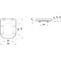 Laufen Meda - Abattant WC, SoftClose, graphite mat H8911137580001