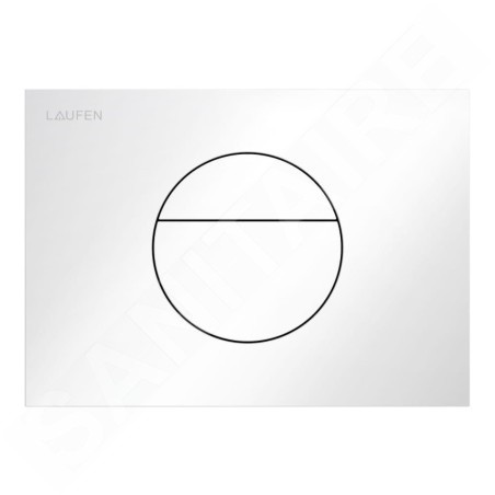 Laufen INEO - Plaque de déclenchement, blanc brillant H9001120000001