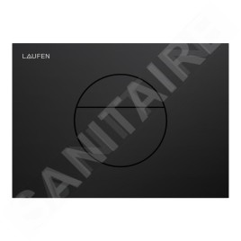 Laufen INEO - Plaque de déclenchement, noir mat H9001127160001