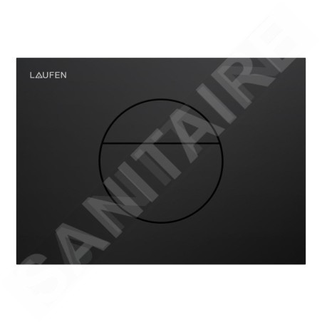 Laufen INEO - Plaque de déclenchement, noir mat H9001127160001