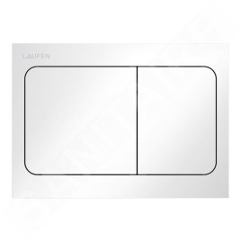 Laufen INEO - Plaque de déclenchement, blanc brillant H9001130000001