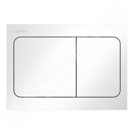 Laufen INEO - Plaque de déclenchement, blanc brillant H9001130000001