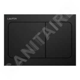 Laufen INEO - Plaque de déclenchement, noir mat H9001137160001