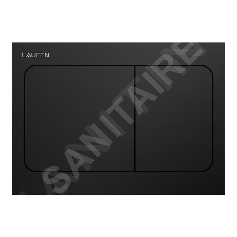 Laufen INEO - Plaque de déclenchement, noir mat H9001137160001